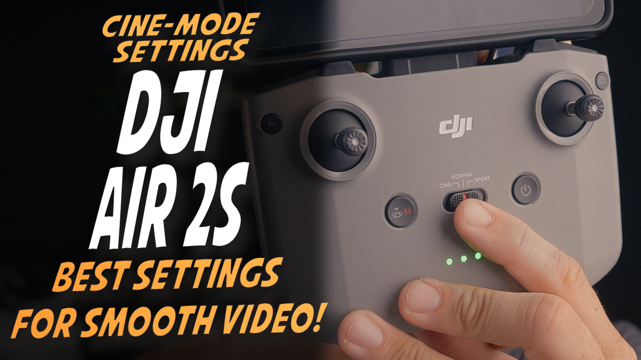 Best settings for SMOOTH VIDEO Air 2s!! + DJI Cine vs Normal vs Tripod Modes Reviews