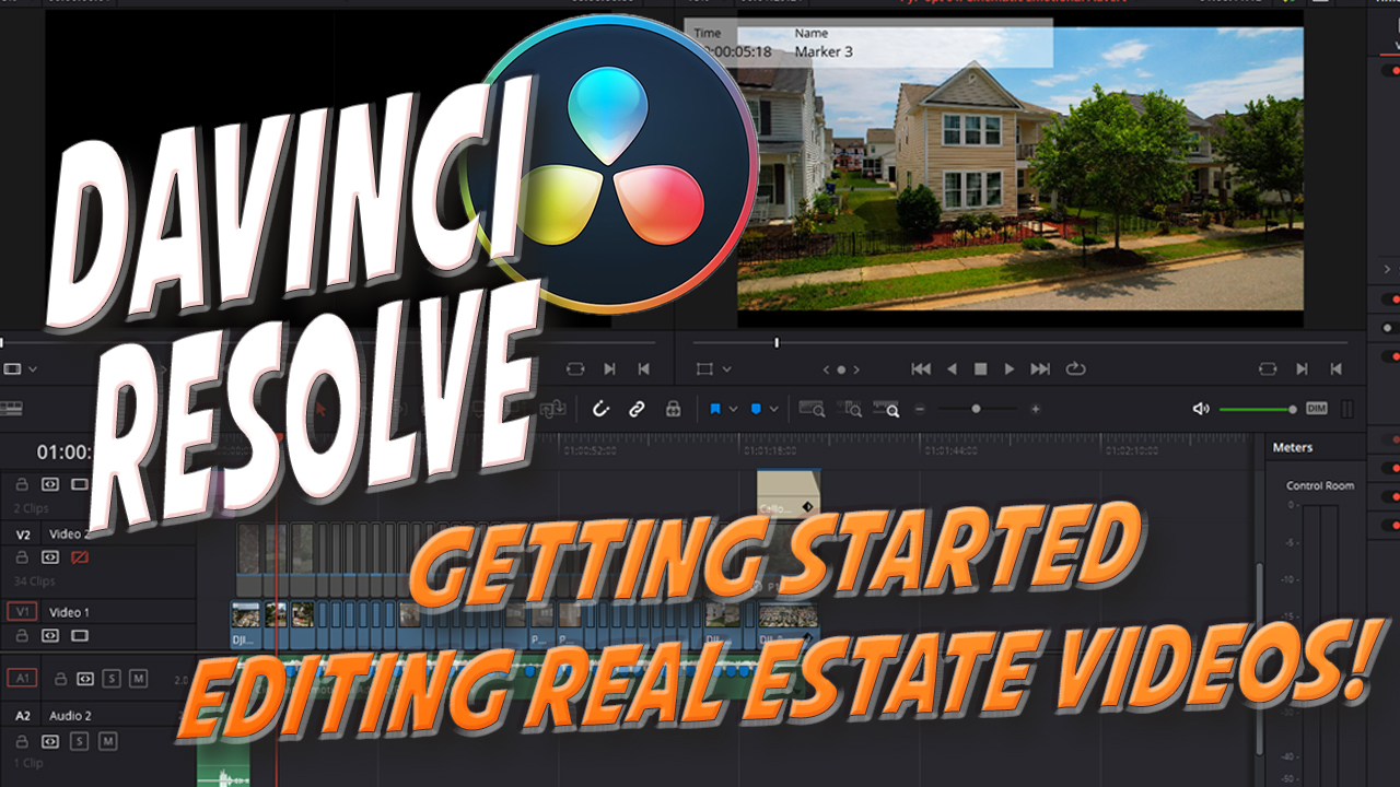 Davinci Resolve for Real Estate! Beginners guide to using Davinci Resolve for MLS Videos!! prt. 1