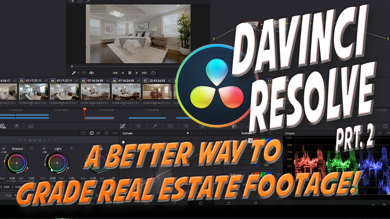 Davinci Resolve for Real Estate! A Better Way of Grading MLS Videos in Davinci Resolve! prt. 2